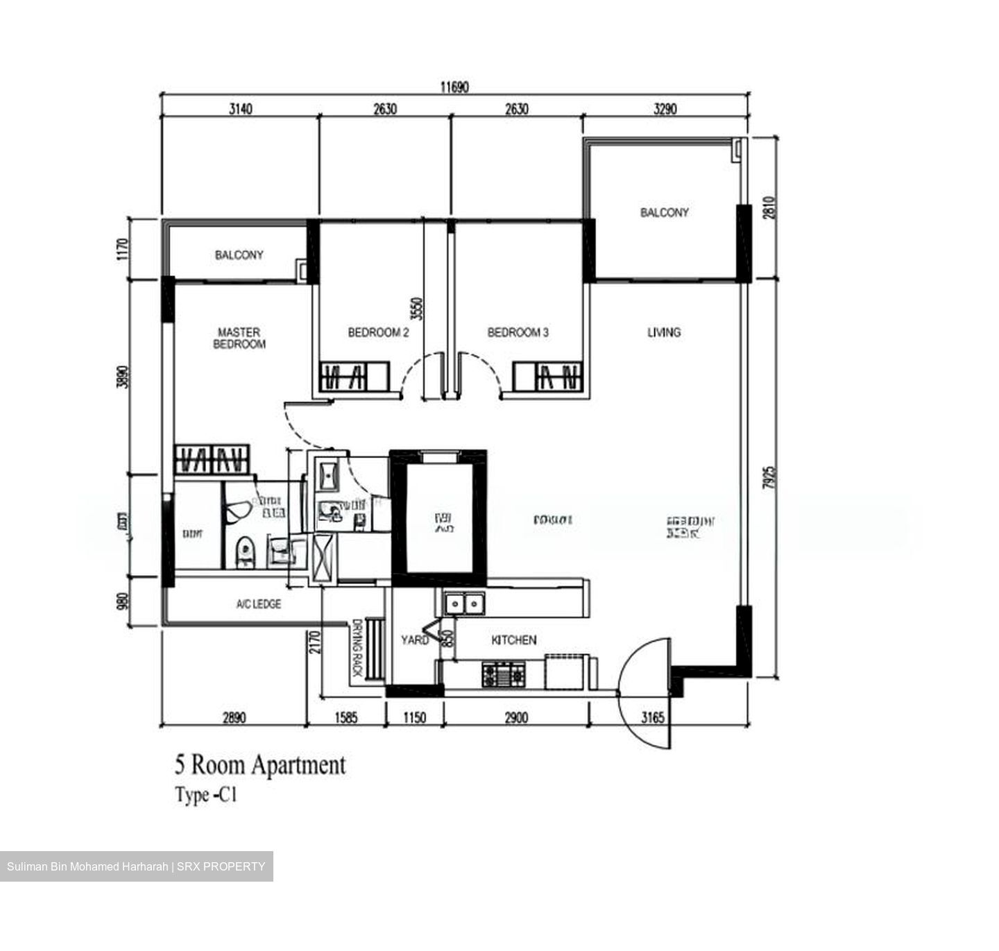Blk 520B Centrale 8 At Tampines (Tampines), HDB 5 Rooms #602969561